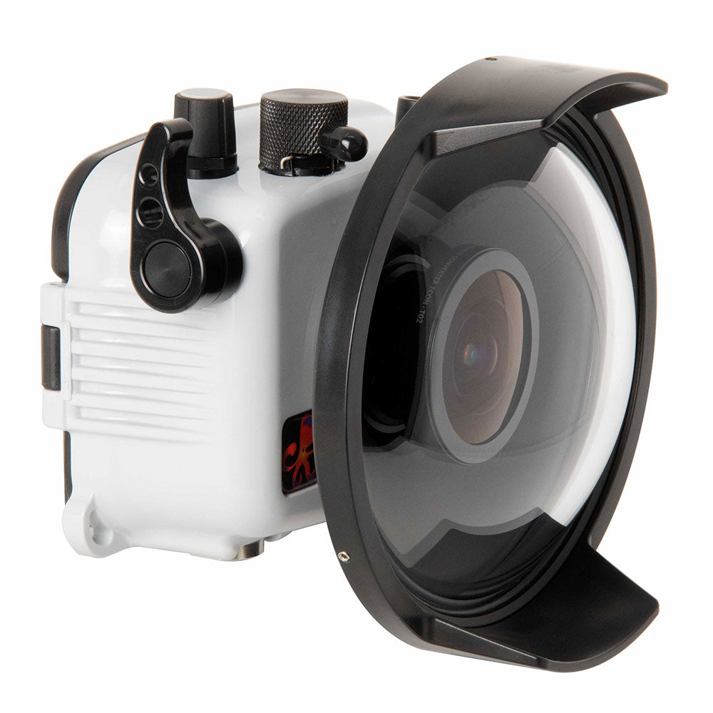 Ikelite Housing with Dome Port for Olympus Tough TG-6 & FCON-T02 Fisheye Ikelite Housing with Dome Port for Olympus Tough TG-6 & FCON-T02 Fisheye